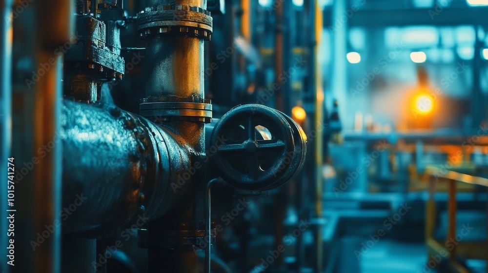 Industrial plant background Industrial plant background