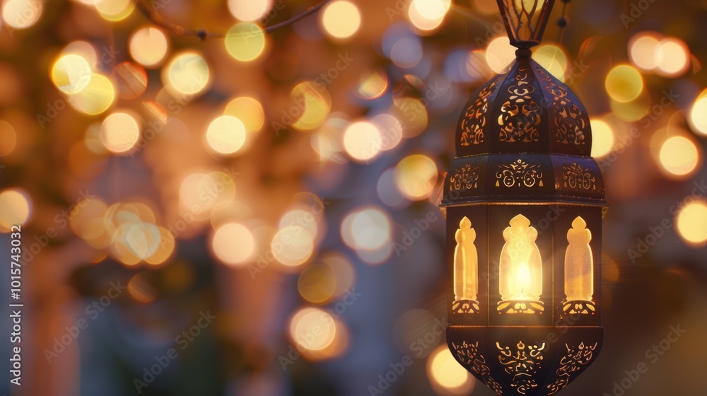 Ornamental Lantern with Warm Glow Ornamental Lantern with Warm Glow