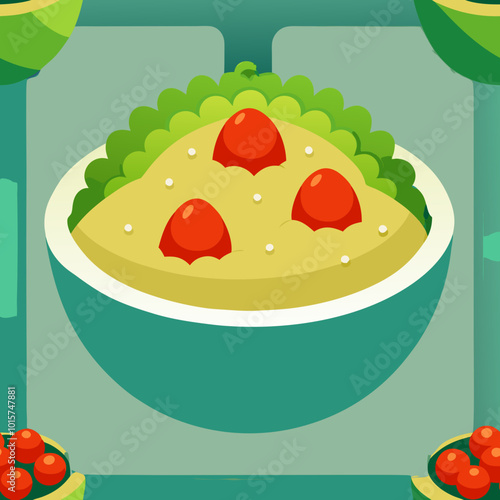 A vibrantly fresh and nutritious bowl