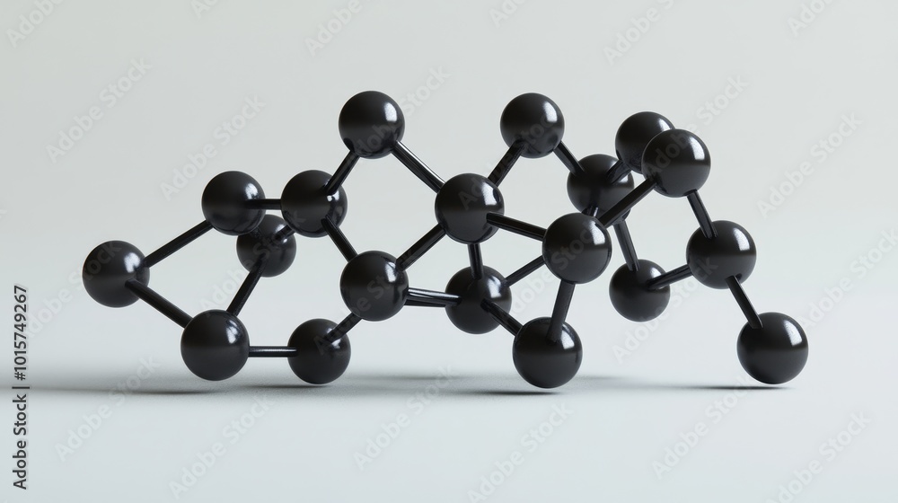 Obraz premium Molecular structure background