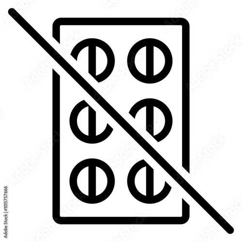 no drug sign