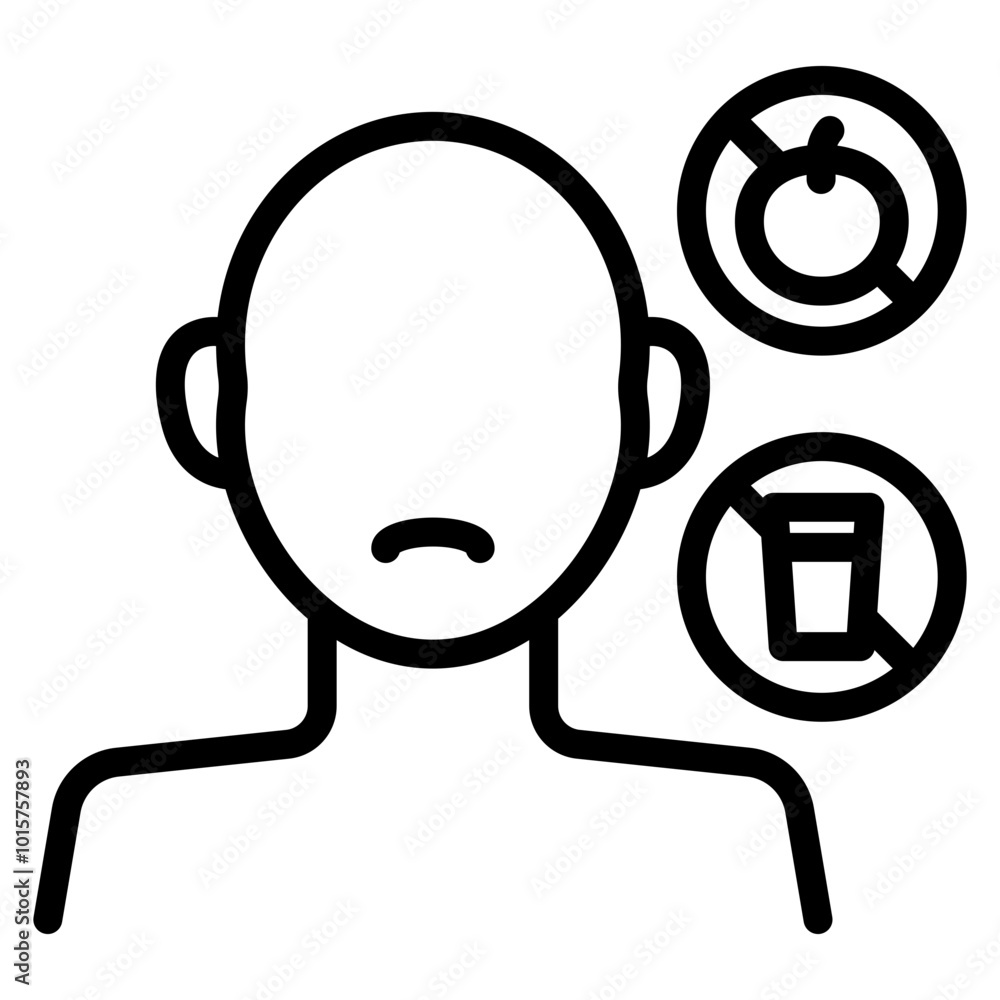 no eating sign icon no eating sign icon