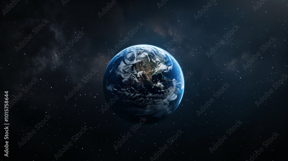 A stunning view of Earth A stunning view of Earth