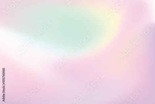 Color gradient background. Blurred light fuzz colorful gradient background. Vector soft horizontal backdrop