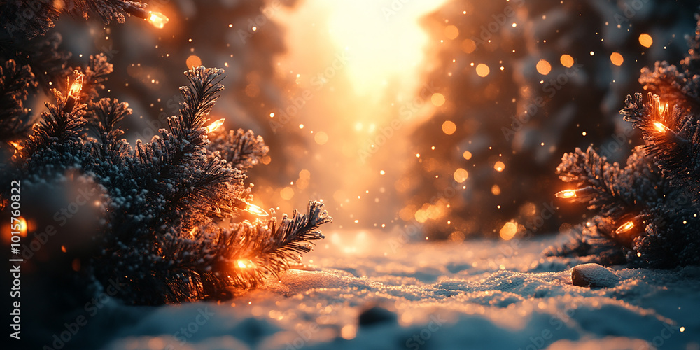 Naklejka premium Merry Christmas background
