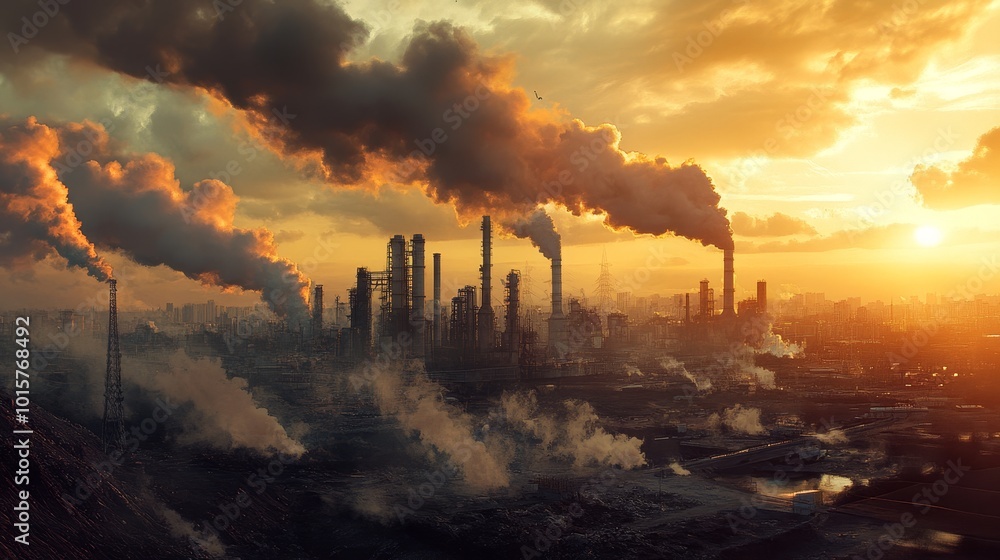 Pollution. Environmental issues concept Pollution. Environmental issues concept
