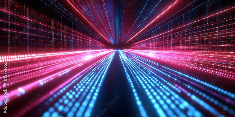 A vibrant digital landscape with glowing lines and grids, suggesting speed and technology. A vibrant digital landscape with glowing lines and grids, suggesting speed and technology.