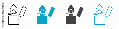 lighter icon isolated vector illustration