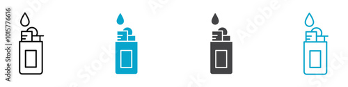 lighter icon isolated vector illustration