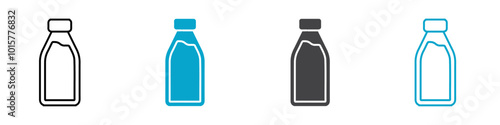 milk icon isolated vector illustration