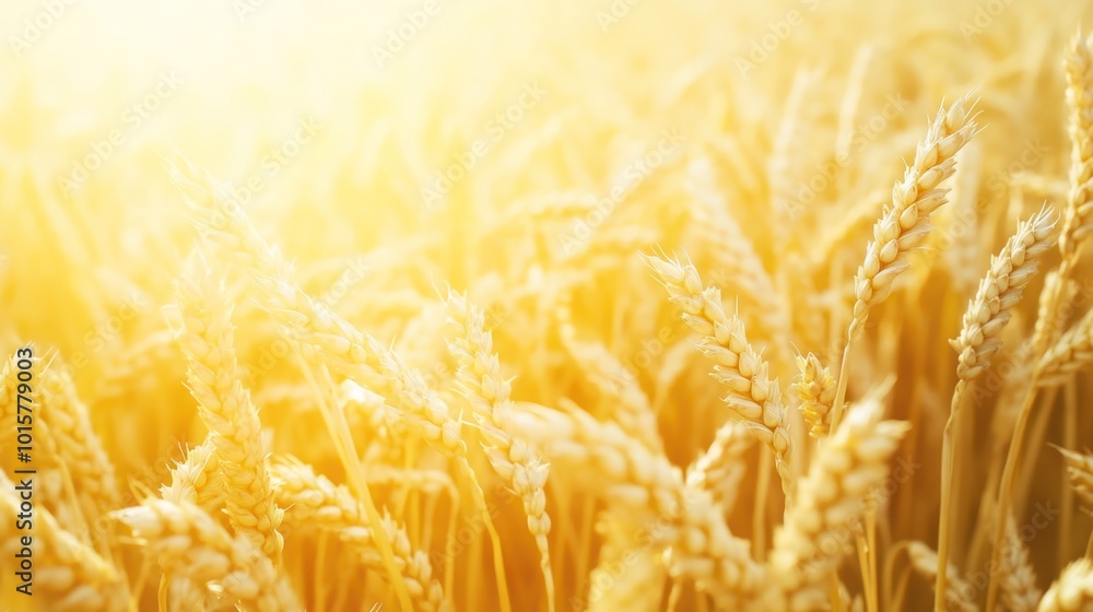 Golden Wheat Field at Sunset Golden Wheat Field at Sunset