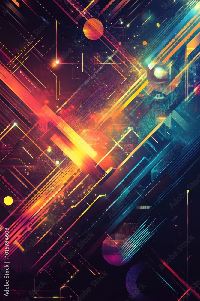 Futuristic Geometric Abstract Design. Futuristic Geometric Abstract Design.