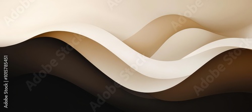 Wallpaper Mural Elegant Wallpaper in Black, Brown, and Beige Torontodigital.ca