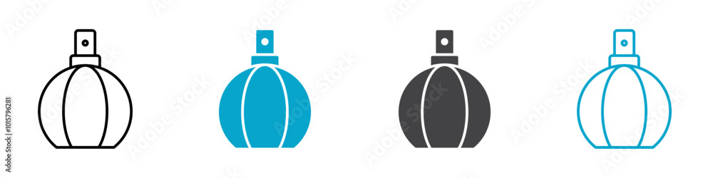 Fototapeta premium perfume icon vector line design