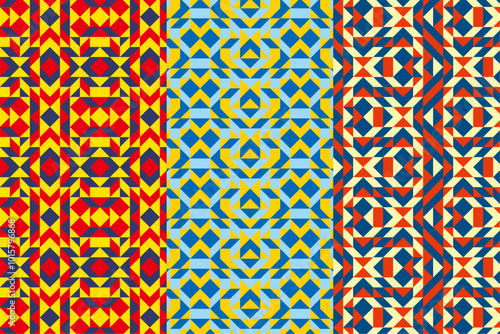 Energetic Tiling Harmony: Geometric Pattern set