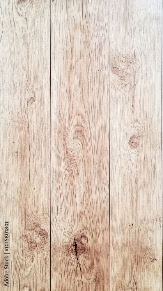 Naklejka premium Beige Oak Wood Background Top View