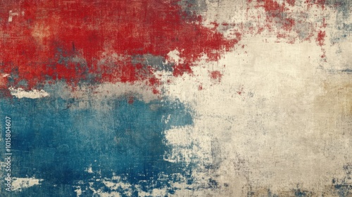 Textured abstract background with red, white, and blue tones creating a striking visual effect ideal for artistic designs