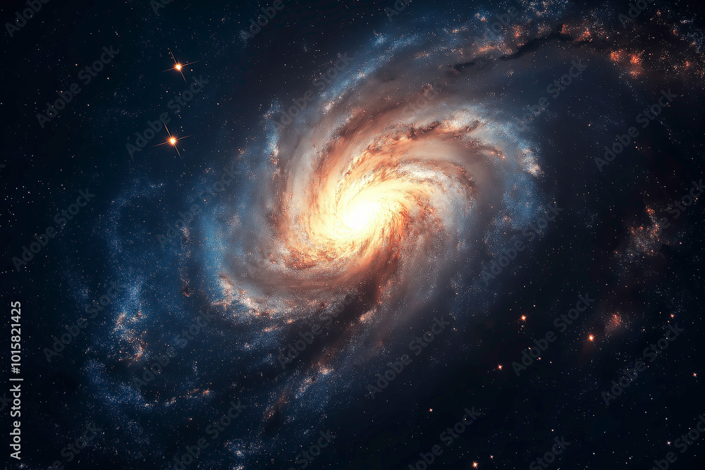 Grand Spiral Galaxy Expanding Across the Universe Grand Spiral Galaxy Expanding Across the Universe