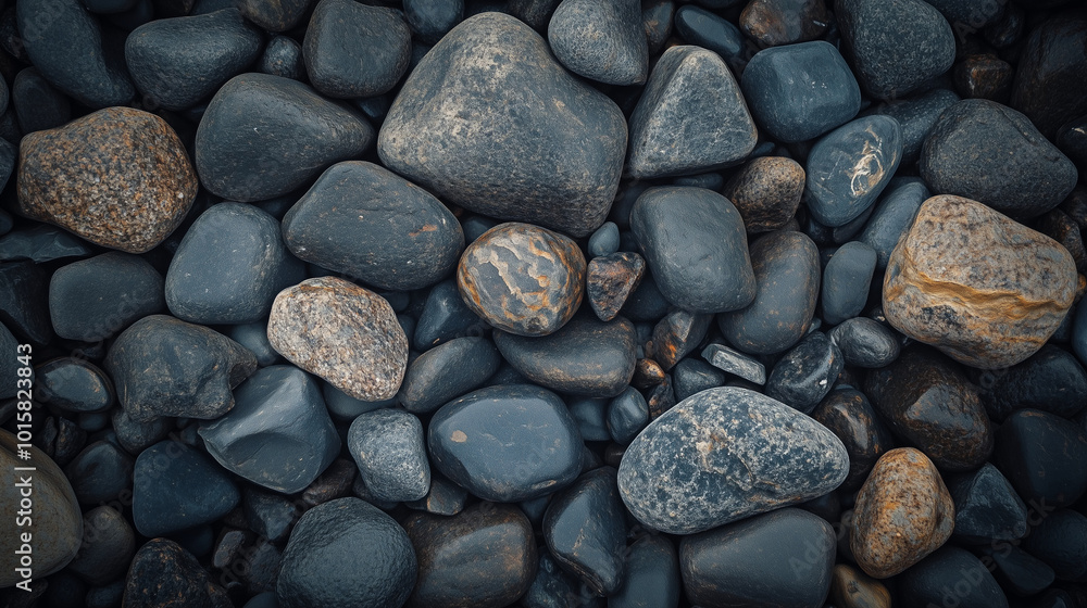 Natural Stone Background, Small River Pebbles
Natural Stone Background, Small River Pebbles