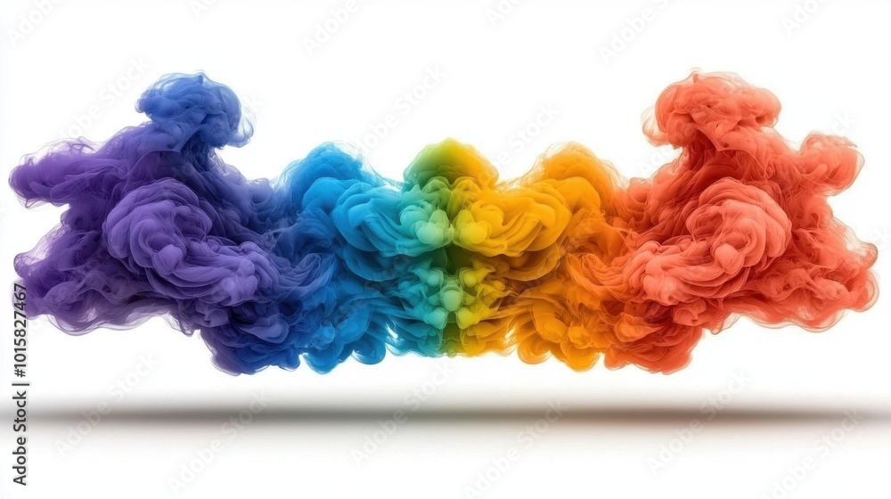 A photostock images of abstract colorful smoke art in swirling motion on a clean white background High Quality A photostock images of abstract colorful smoke art in swirling motion on a clean white background High Quality