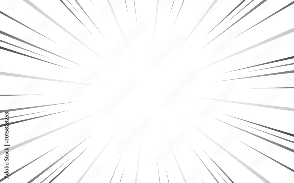 Comic manga radial lines with speed effect for comics book. Black and white explosion background. Comic manga radial lines with speed effect for comics book. Black and white explosion background.
