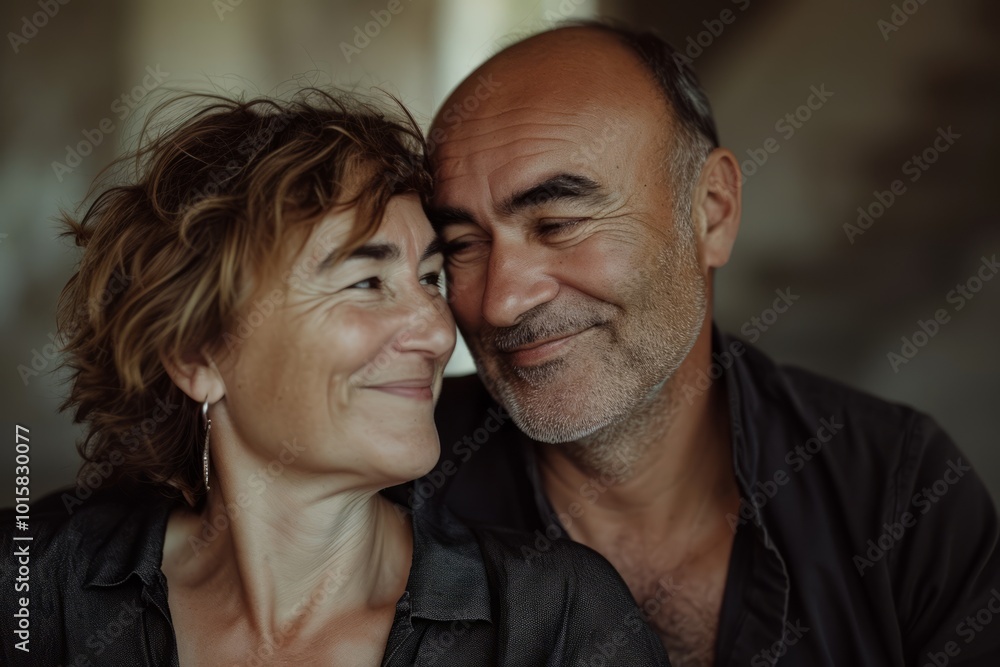 Portrait of happy senior couple embracing each other. Mature man and woman embracing. Portrait of happy senior couple embracing each other. Mature man and woman embracing.