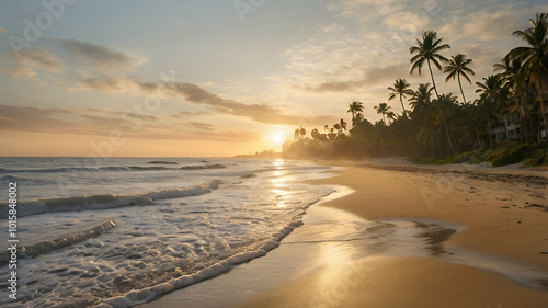 sunset at the beach