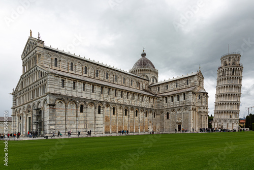 Leaning Tower and cathedral