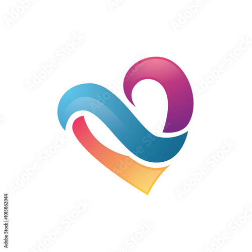 love vector concept logo template design