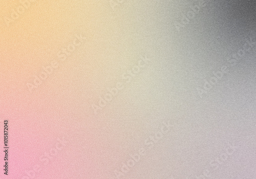 Grainy noisy poster background, orange light pink dark gray color wave backdrop abstract header banner design