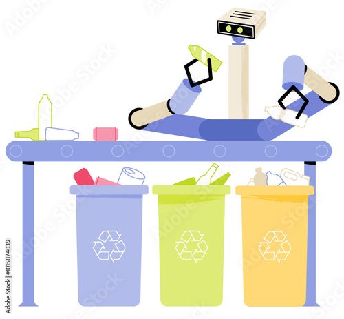 Robot sorter and recycling