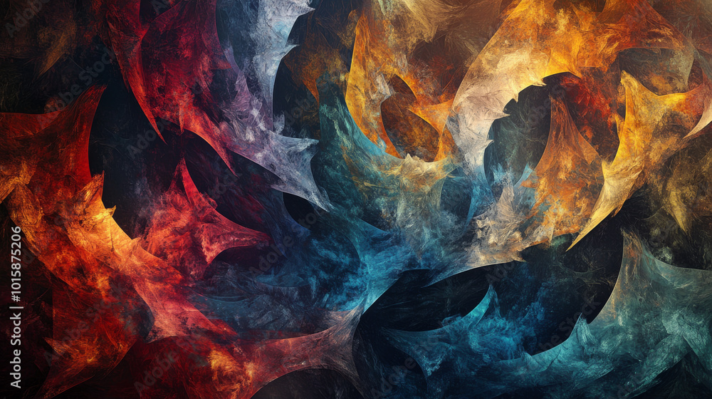 This art is like a messy, colorful background with geometric shapes. It's made up of fractal textures, and it's perfect for projects about imagination, creativity, and design. This art is like a messy, colorful background with geometric shapes. It's made up of fractal textures, and it's perfect for projects about imagination, creativity, and design.
