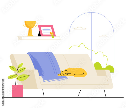 Living room background