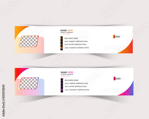  Corporate Email Signature template design