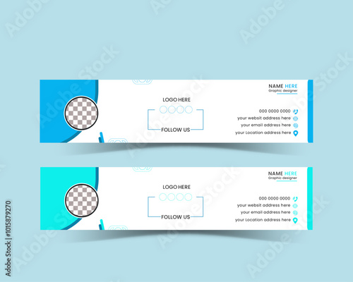Corporate Email Signature template design
