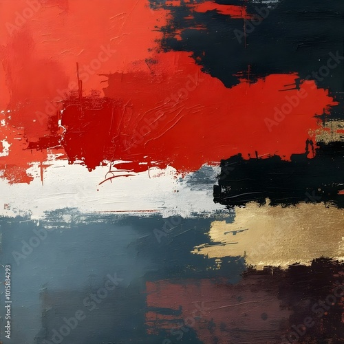 grunge red and blue background