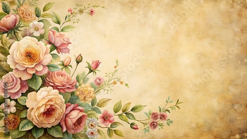 vintage flower background