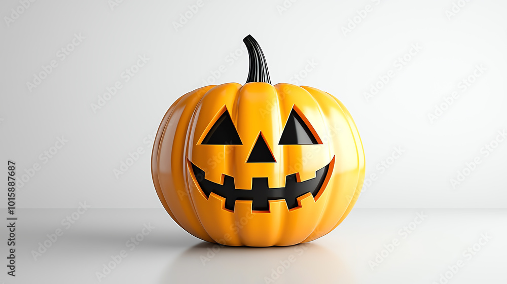 Halloween pumpkin with a carved face, white isolated background. Halloween pumpkin with a carved face, white isolated background.