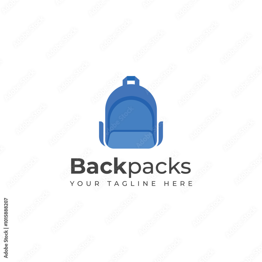 Obraz premium Creative Backpack vector logo design 