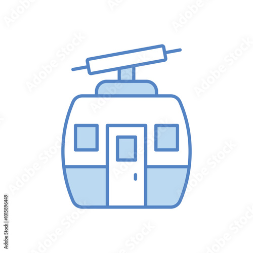 Cable Car vector icon
