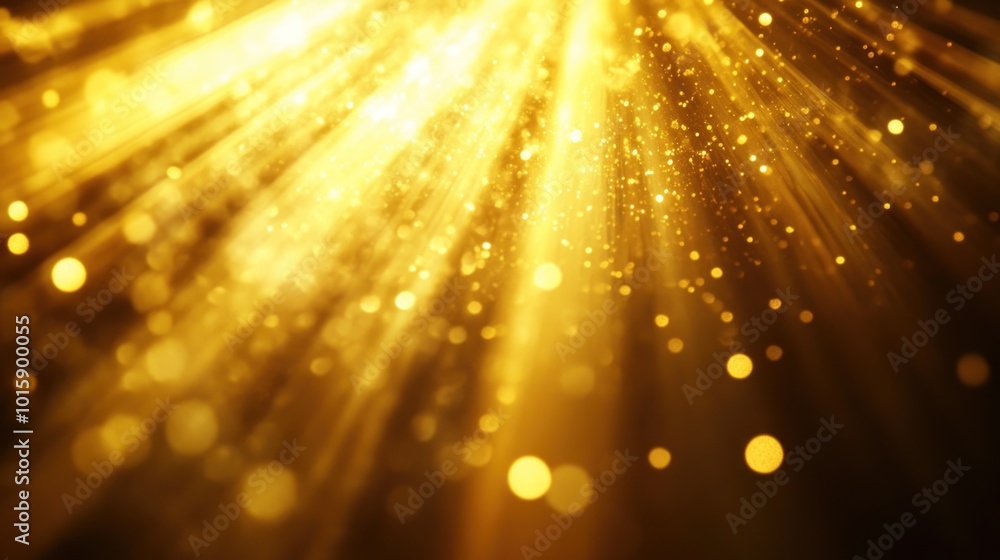 Obraz premium Golden Rays of Light