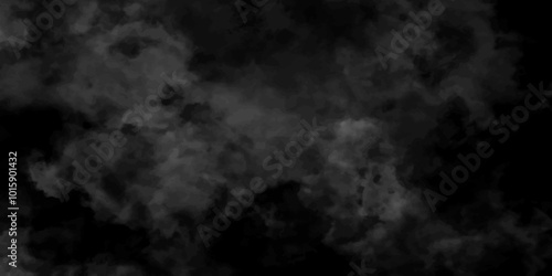 Abstract smoke on black and Fog background. Isolated black background. fume overlay design and smoky effect for photos design.	