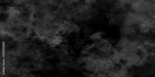 Abstract smoke on black and Fog background. Isolated black background. fume overlay design and smoky effect for photos design.	