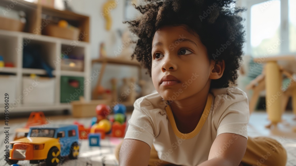 Child Engaging in Pretend Play as a Social Worker Child Engaging in Pretend Play as a Social Worker