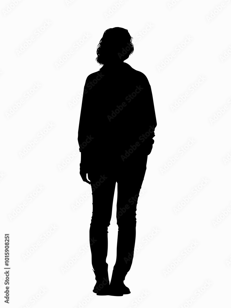 silhouette of a man on a white background, vector illustration silhouette of a man on a white background, vector illustration