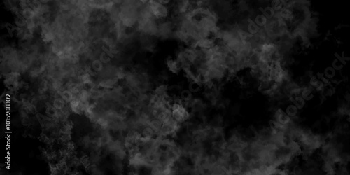 Abstract smoke on black and Fog background. Isolated black background. fume overlay design and smoky effect for photos design.	