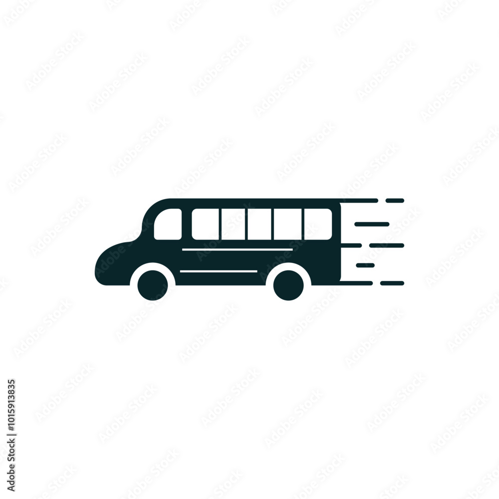 School Bus vector logo design School Bus vector logo design