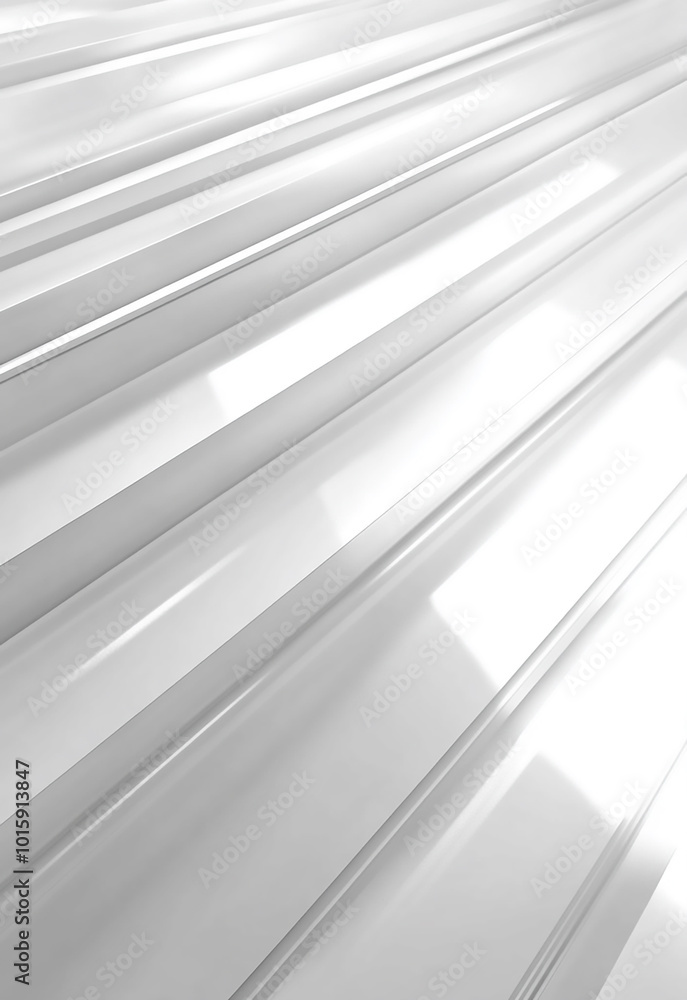 Obraz premium Modern white and light grey square overlapped pattern on background with shadow. white background