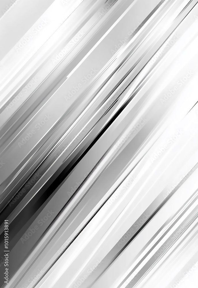Fototapeta premium Abstract background diagonal speed motion light grey and white stripe lines. You can use for ad, poster, template