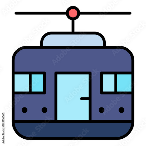 lift, cable car, transportation, adventure, holidays Icon